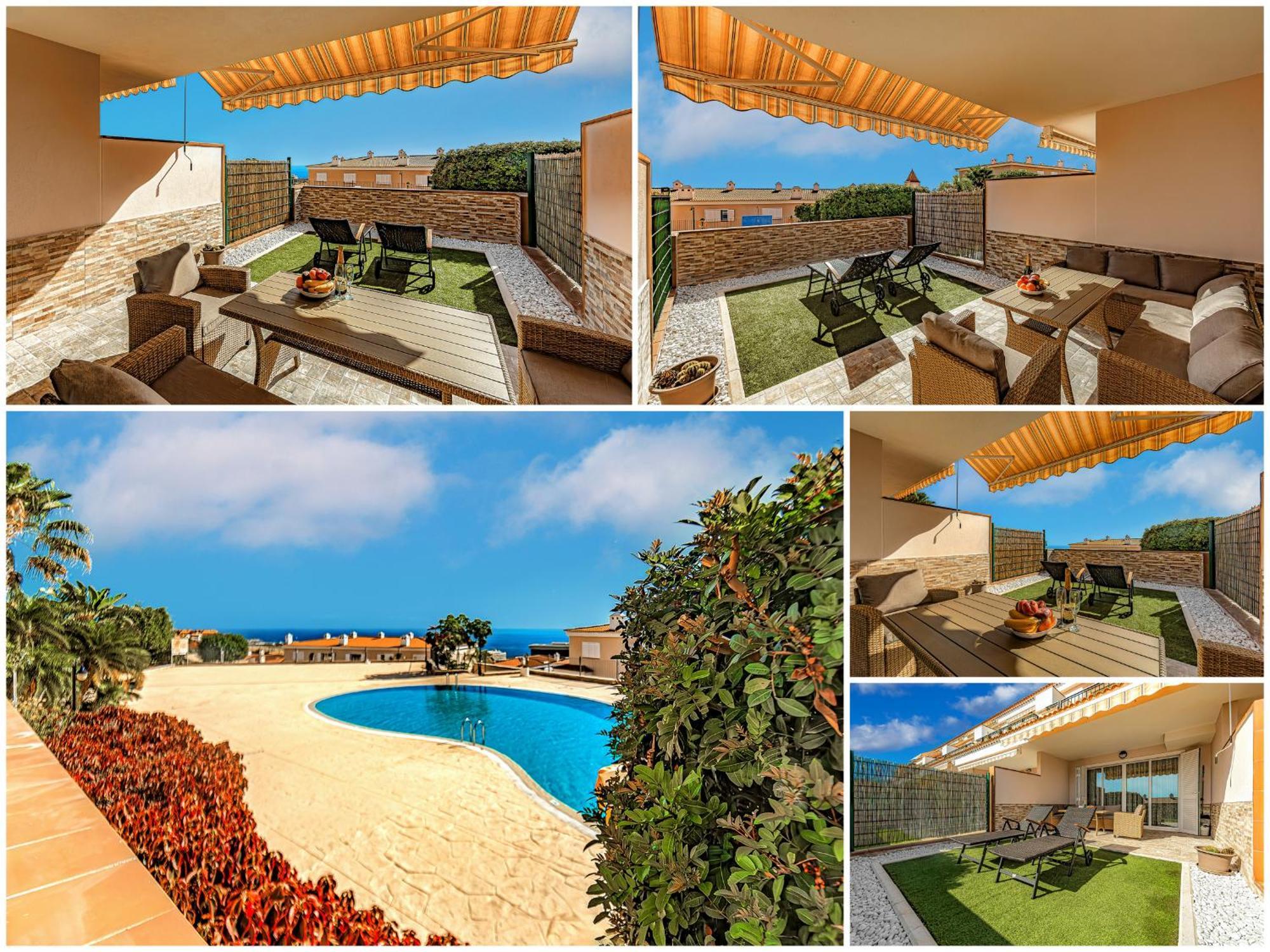 Spacious Ocean View Family Townhouse Puerto de Santiago  Zewnętrze zdjęcie